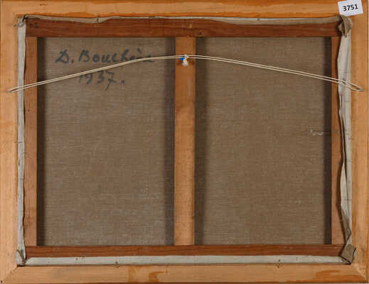 Бушен Дмитрий Дмитриевич. Натюрморт с виноградом и лимонами в корзинке